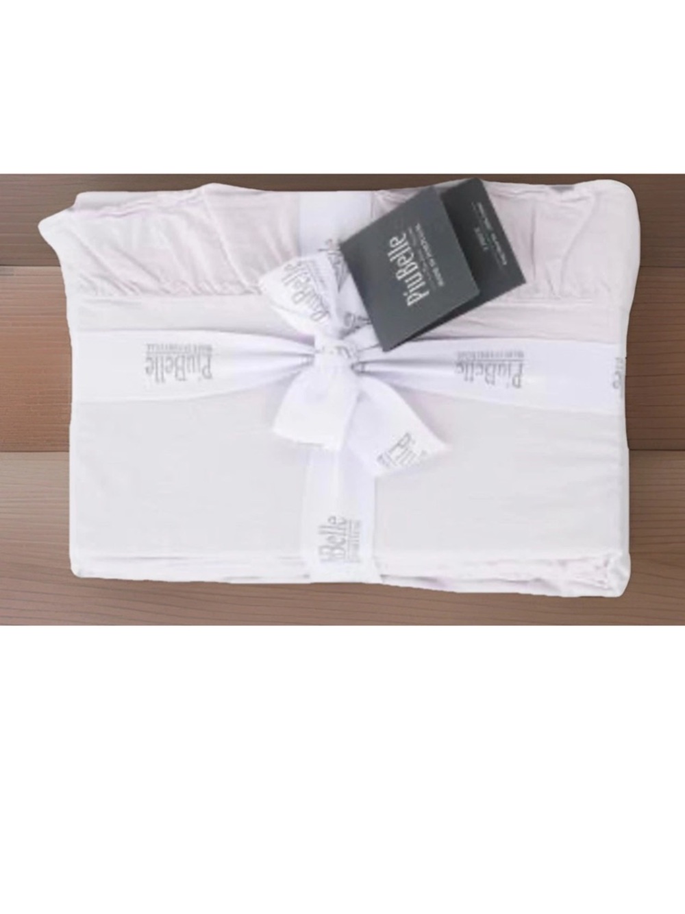 PiuBelle Portugal Queen Sheet Set Ruffled Raw Edge stone washed pink cotton 4 pc